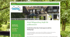 Desktop Screenshot of hotel-mueggenburg-spreewald.de